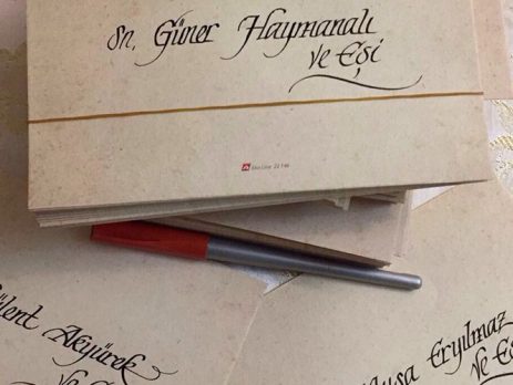 özel davetiye yazımı